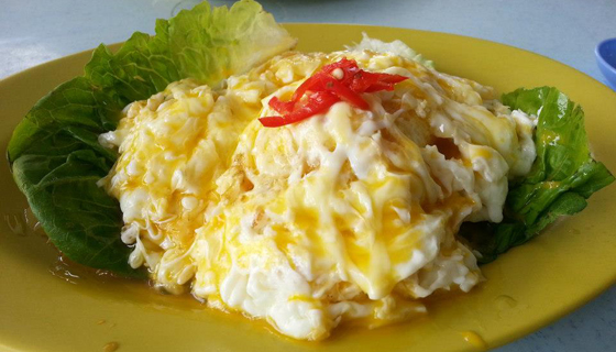Hainanese Egg with Preserved Pickles